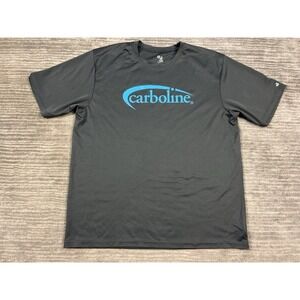 Badger‎ Carboline Shirt Mens XL Gray Short Sleeve Polyester